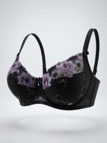 Бюстгальтер Finikin 5130D (  чёрно-фиолетовый, D  6 шт. )