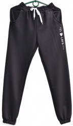 Спортивные штаны подростковые (серый) оптом 59873204 03-95