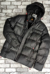 Куртки зимние мужские на меху (черный) оптом QQN Китай 82405617 01-12