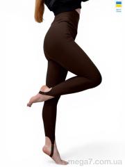 Лосины, Sport style оптом 53661 шоколадний