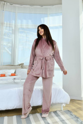 Ночные пижамы женские (3-ка) оптом Турция 20987543 1408-8