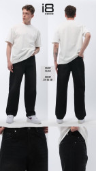 Джинси чоловічі I8DENIM оптом THREE BLACK  