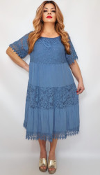 Платья женские БАТАЛ оптом 36984751 253-44