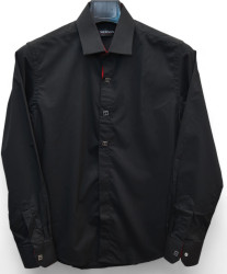 Рубашки юниор EMERSON (черный) оптом 42715098 14-272