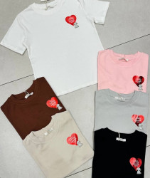 Футболки жіночі (сірий) оптом 