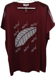 Футболки женские БАТАЛ оптом 02987354 1528-200