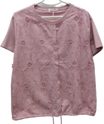 Футболки женские БАТАЛ оптом 07653841 8828-87