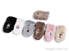 Варежки, Королева оптом L8-06 mix