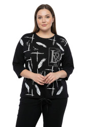 Лонгсливы женские БАТАЛ оптом 86594370 2813-43