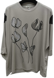 Футболки женские БАТАЛ оптом 30849756 Q6068-7