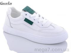 Кеды, Gallop Lin оптом 806 white-green