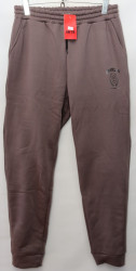 Спортивные штаны женские БАТАЛ на флисе оптом 76239108 2005-1