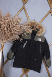 Куртки зимние подростковые (черный) оптом Китай 62958431 23327-97