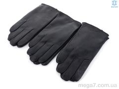 Перчатки, RuBi оптом G112М шкіра-хутро black