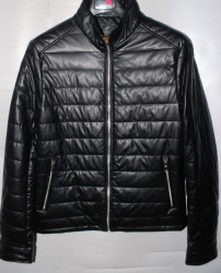 Куртки кожзам мужские FUDIAO (black) оптом 41205378 507-43