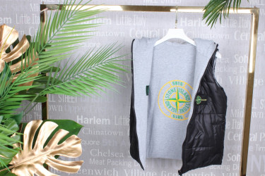 Жилетки двусторонние юниор (черный) оптом 08629175 45583-6