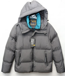 Термо-куртки зимние мужские (серый) оптом 52483709 ZK8602-36