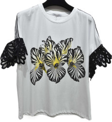 Футболки жіночі БАТАЛ оптом Kiss Me 