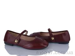 Балетки, Prime-Opt оптом No brand 312-1 red