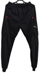 Спортивные штаны мужские (черный) оптом 56824719 06-38