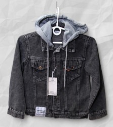 Куртки джинсовые подростковые YGBB (серый) оптом 80632579 ZH0302-253