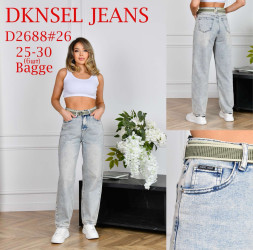 Джинсы женские DKNSEL оптом 87096214 D2688-28
