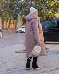 Куртки зимові жіночі БАТАЛ оптом Dembitska