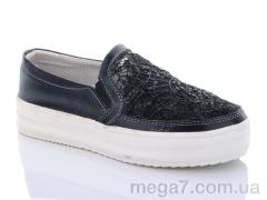 Слипоны, Захар-Gold оптом W86 black