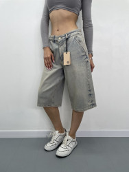 Шорты джинсовые женские I8DENIM оптом 62137054 01-44