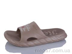 Шлепки, Inblue оптом DS68 коричневий