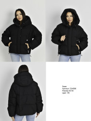 Куртки зимние женские KSA (черный) оптом 42581906 D24596-H6-5