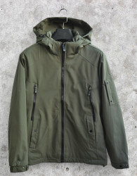 Куртки демисезонные мужские PANDA (зеленый) оптом 76892541 L62325-6-6