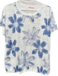 Футболки женские БАТАЛ оптом 41962087 8201-114