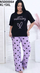 Ночные пижамы женские БАТАЛ оптом XUE LI XIANG 80319652 500006-2