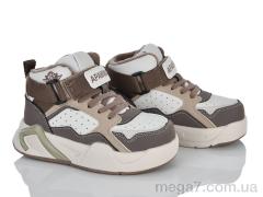 Кроссовки, Clibee-ShoSho оптом ABQ1982P-1 beige-coffee