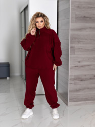 Спортивні костюми жіночі на флісі БАТАЛ оптом VINS BRAND