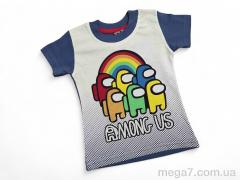 Футболка, Kids-modnik оптом --- 4537-1 синій