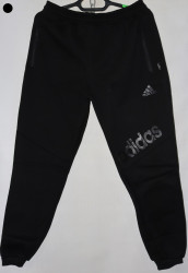 Спортивные штаны мужские на флисе (black) оптом 25186479 05-50