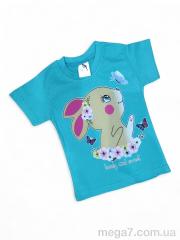 Футболка, Kids-modnik оптом 117-1 бірюзовий
