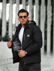 Термо-куртки зимние мужские (черный) оптом Турция 69230157 05-28