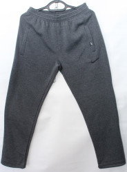Спортивные штаны мужские на флисе (grey) оптом 78209361 06-24