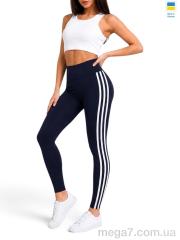 Лосины, Sport style оптом 502531 т.синій