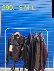 Куртки кожзам жіночі (чорний) оптом