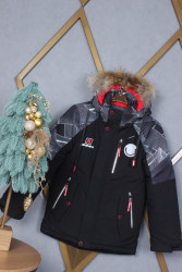 Куртки зимние юниор (черный) оптом Китай 86395741 WK-385-35