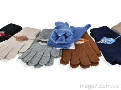 Перчатки, RuBi оптом 5072L (хутро) mix