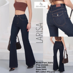 Джинсы женские ZEO BASIC оптом 97412530 5309-78