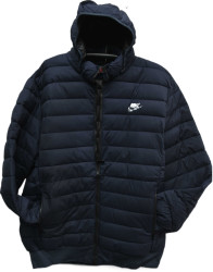 Куртки демисезонные мужские БАТАЛ (синий) оптом 38541267 2330-278