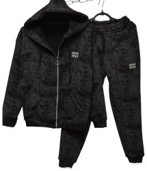 Спортивные костюмы женские на флисе БАТАЛ оптом 16903584 020-16