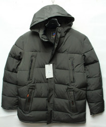 Куртки зимние мужские БАТАЛ (хаки) оптом 29584730 А-1-4