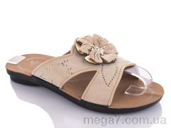 Шлепки, DeMur оптом K26-Elena 1 beige (30-35)